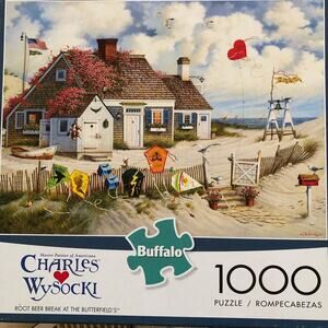 Charles Wysocki “root beer break at the butterfield’s” 1000 piece puzzle